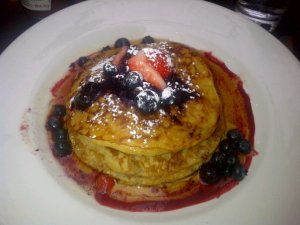 Automat mixed fruits pancake