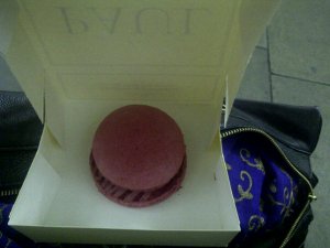 Paul raspberry macaroon