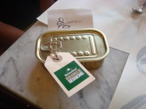 receipt in a tin